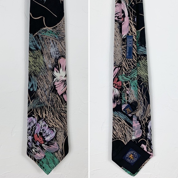 J. BLADES AND CO. RSM Vintage Tropical Silk Tie - Picture 2 of 5